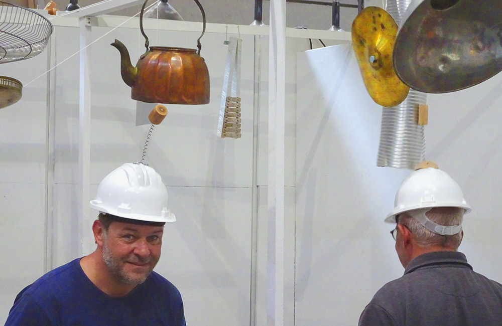 Klangkunst-Installation Gong-Gang von Albrecht Fersch